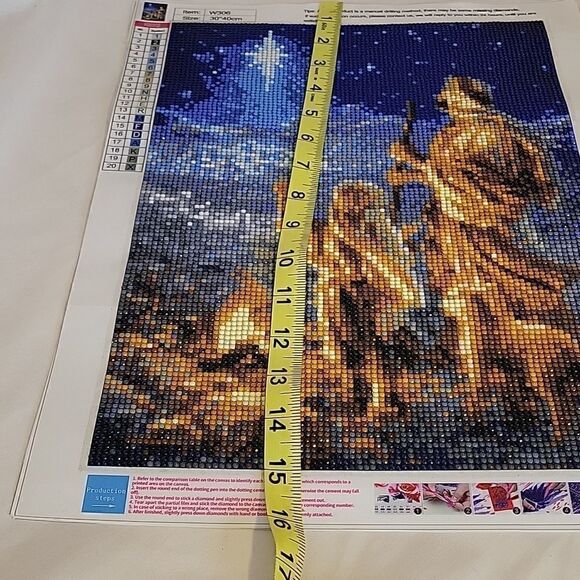 Diamond Painting. Nativity and Shepherd Portrait. - Picture 5 of 7